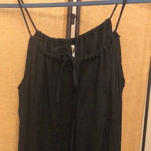 Black cotton beach dress. Perfect for wedding or family pics!